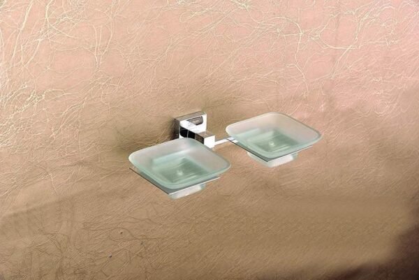 CLEAR GLASS SOAP DISH