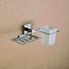 WALL MOUNTED SOAP DISH AND TOOTHBRUSH HOLDER